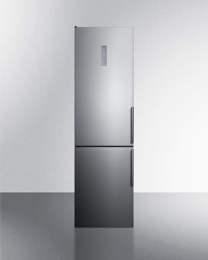 Summit 24" Wide Built-In Bottom Freezer Refrigerator With Icemaker - FFBF192SSBIIMLHD - MyBBQDirect