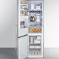 Summit 24" Wide Built-In Bottom Freezer Refrigerator With Icemaker - FFBF192SSBIIMLHD - MyBBQDirect
