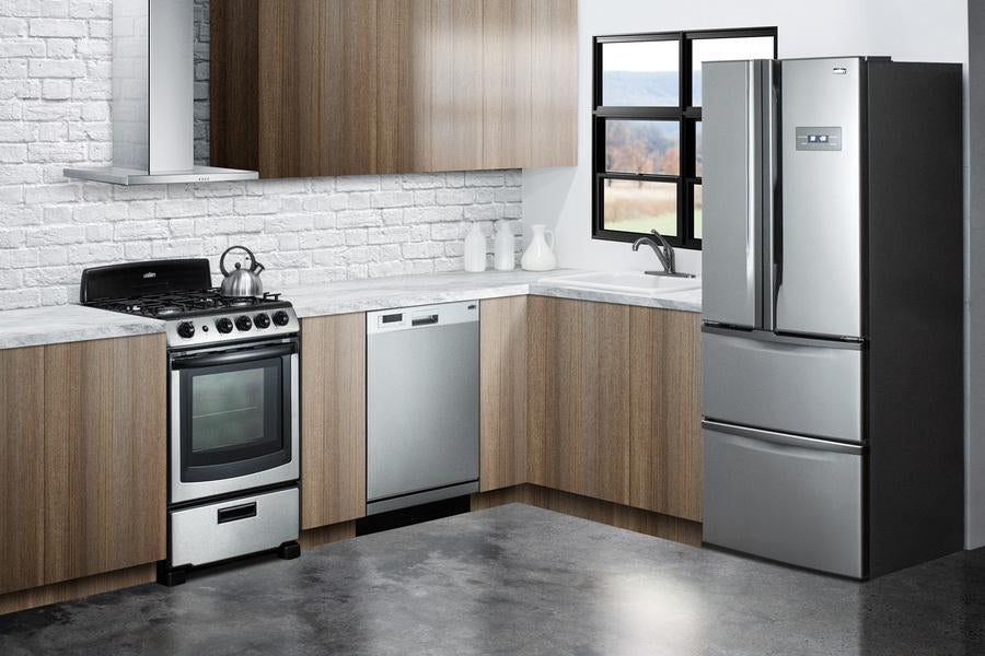 Summit 24" Wide Built-In Dishwasher - DW2435SS - MyBBQDirect