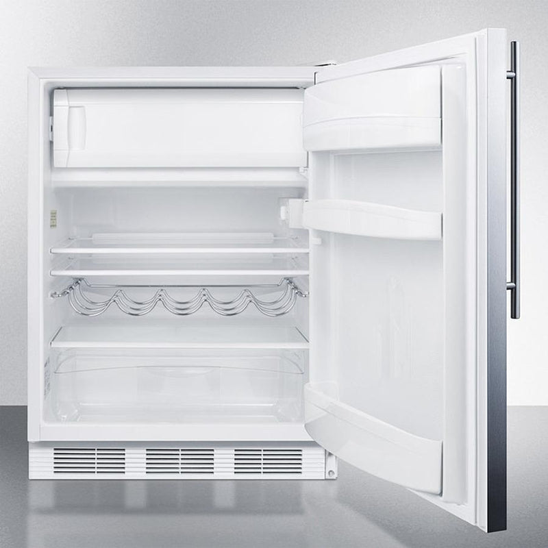 Summit 24" Wide Built-In Refrigerator-Freezer ADA Compliant - CT661WBISSHVADA