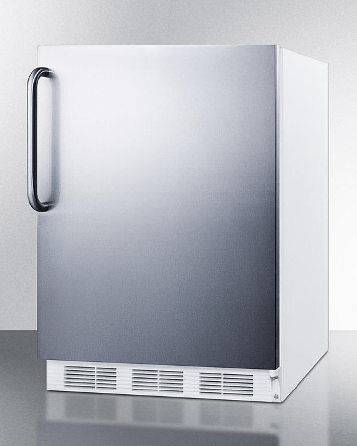 Summit 24" Wide Built-In Refrigerator-Freezer ADA Compliant - CT661WBISSTBADA - MyBBQDirect