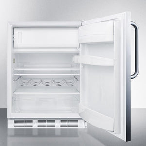 Summit 24" Wide Built-In Refrigerator-Freezer ADA Compliant - CT661WCSSADA - MyBBQDirect