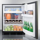 Summit 24" Wide Built-In Refrigerator-Freezer ADA Compliant - CT663BKBIKSHHADA