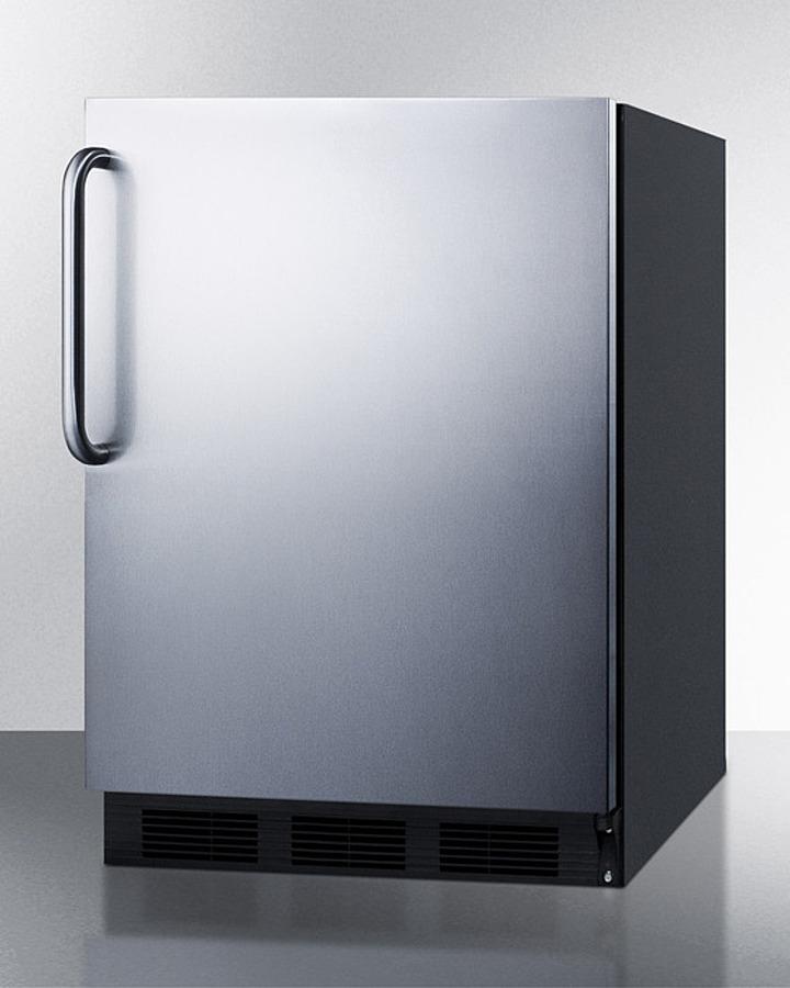 Summit 24" Wide Built-In Refrigerator-Freezer ADA Compliant - CT663BKBISSTBADA - MyBBQDirect