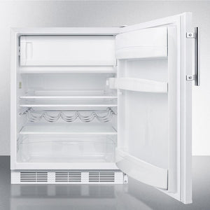Summit 24" Wide Built-In Refrigerator-Freezer - CT661WBI - MyBBQDirect