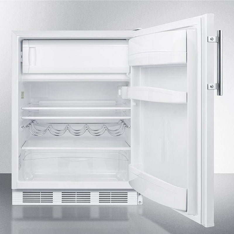 Summit 24" Wide Built-In Refrigerator-Freezer - CT661WBI