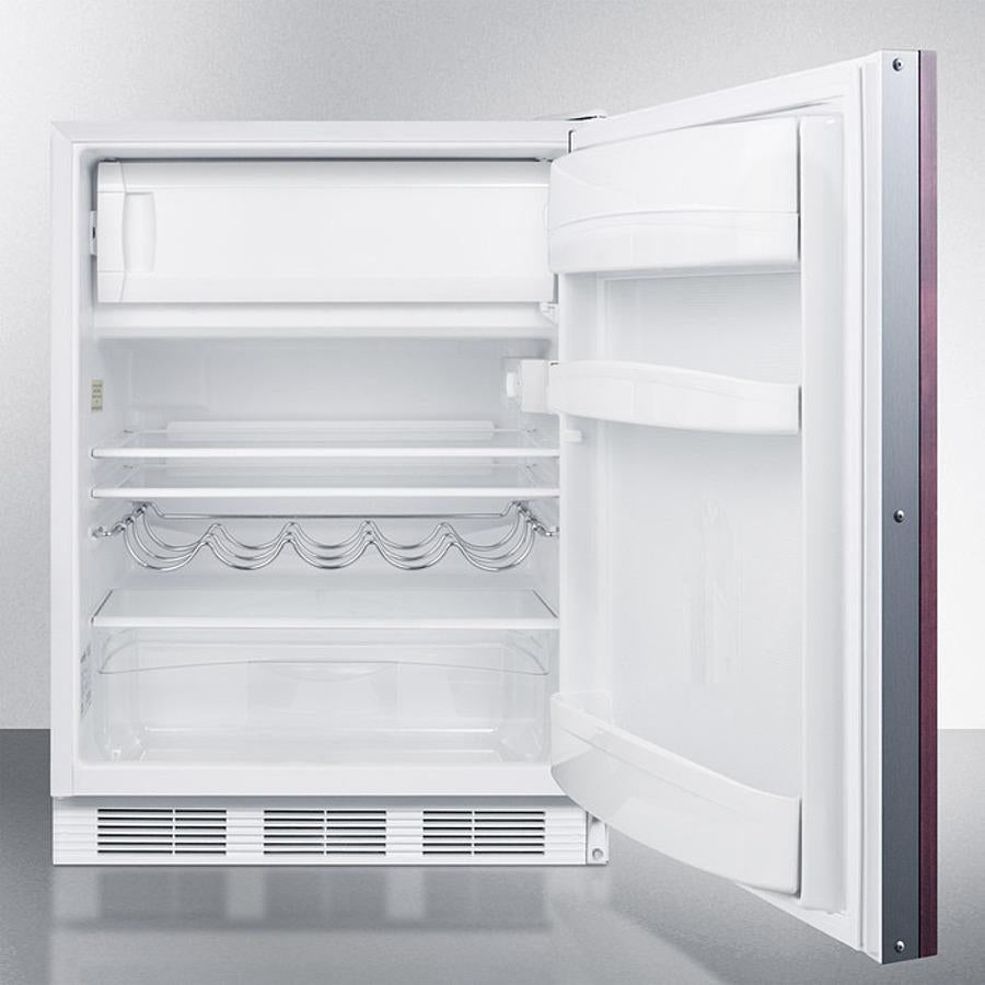 Summit 24" Wide Built-In Refrigerator-Freezer - CT661WBIIF - MyBBQDirect