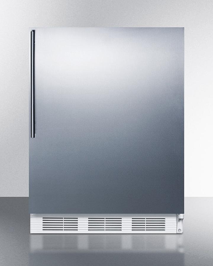 Summit 24" Wide Built-In Refrigerator-Freezer - CT661WBISSHV - MyBBQDirect