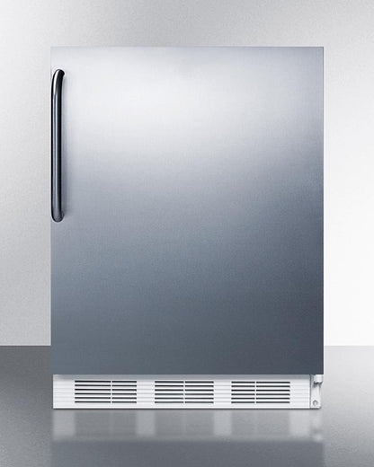 Summit 24" Wide Built-In Refrigerator-Freezer - CT661WBISSTB - MyBBQDirect