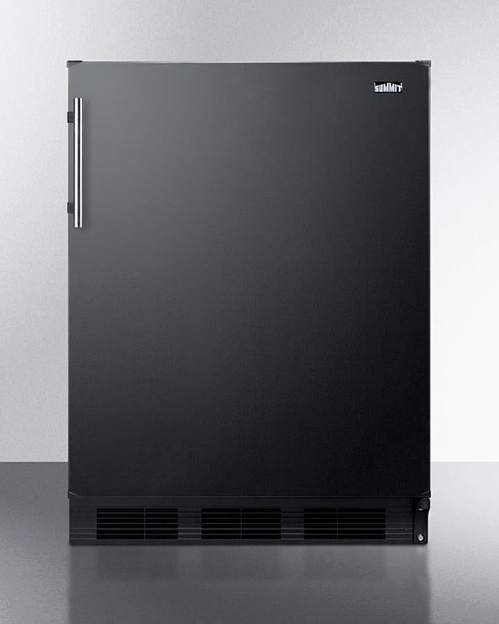 Summit 24" Wide Built-In Refrigerator-Freezer - CT663BKBI