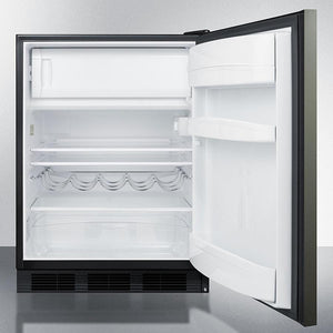 Summit 24" Wide Built-In Refrigerator-Freezer - CT663BKBIKSHH - MyBBQDirect