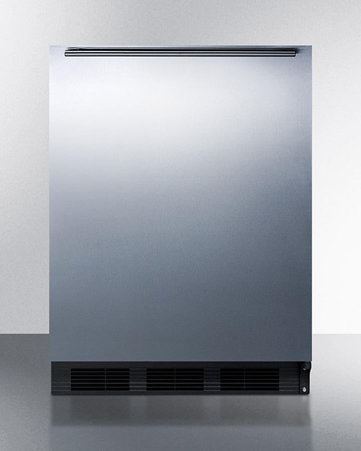 Summit 24" Wide Built-In Refrigerator-Freezer - CT663BKBISSHH - MyBBQDirect