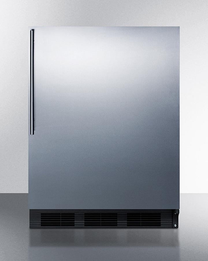 Summit 24" Wide Built-In Refrigerator-Freezer - CT663BKBISSHV