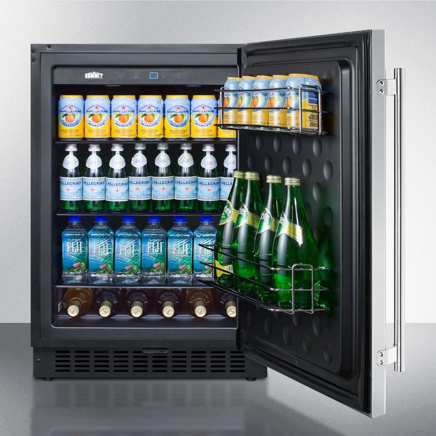 Summit 24" Wide Frost-Free Built-In All-Refrigerator - FF64BCSS - MyBBQDirect