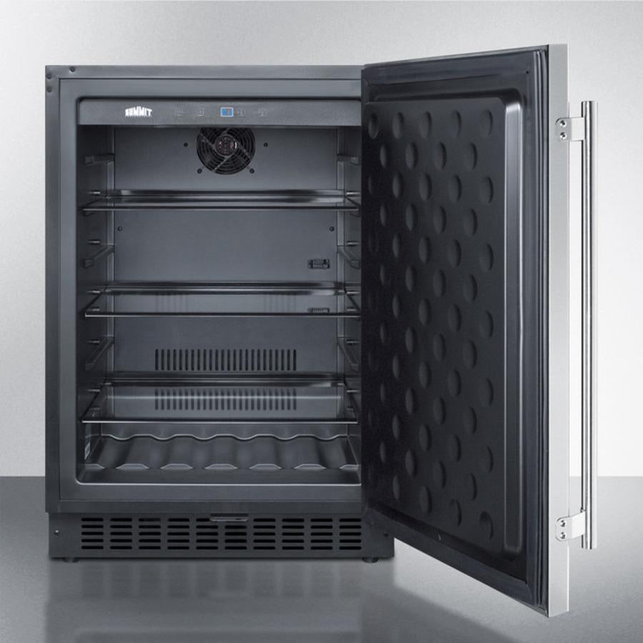 Summit 24" Wide Frost-Free Built-In All-Refrigerator - FF64BCSS - MyBBQDirect