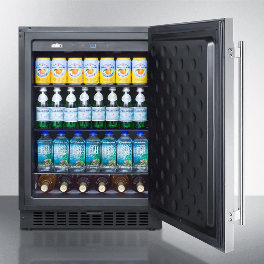Summit 24" Wide Frost-Free Built-In All-Refrigerator - FF64BSS - MyBBQDirect