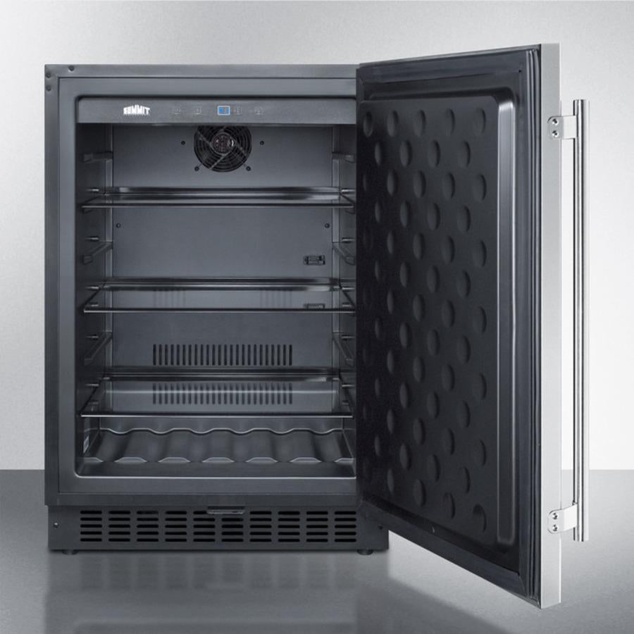 Summit 24" Wide Frost-Free Built-In All-Refrigerator - FF64BSS - MyBBQDirect