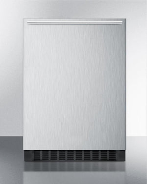 Summit 24" Wide Frost-Free Built-In All-Refrigerator With Horizontal Handle - FF64BXCSSHH