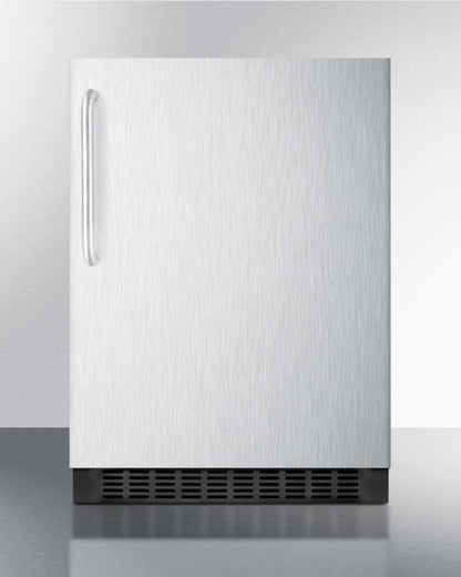 Summit 24" Wide Frost-Free Built-In All-Refrigerator With Towel Bar Handle - FF64BXCSSTB - MyBBQDirect