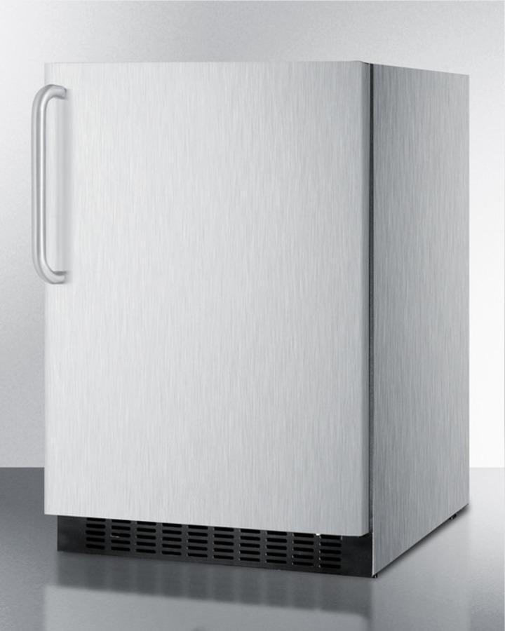 Summit 24" Wide Frost-Free Built-In All-Refrigerator With Towel Bar Handle - FF64BXCSSTB - MyBBQDirect