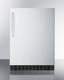 Summit 24" Wide Frost-Free Built-In All-Refrigerator With Towel Bar Handle - FF64BXSSTB