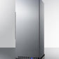 Summit 24" Wide Mini Reach-In All-Refrigerator with Dolly in Stainless Steel - FFAR121SSRI - MyBBQDirect