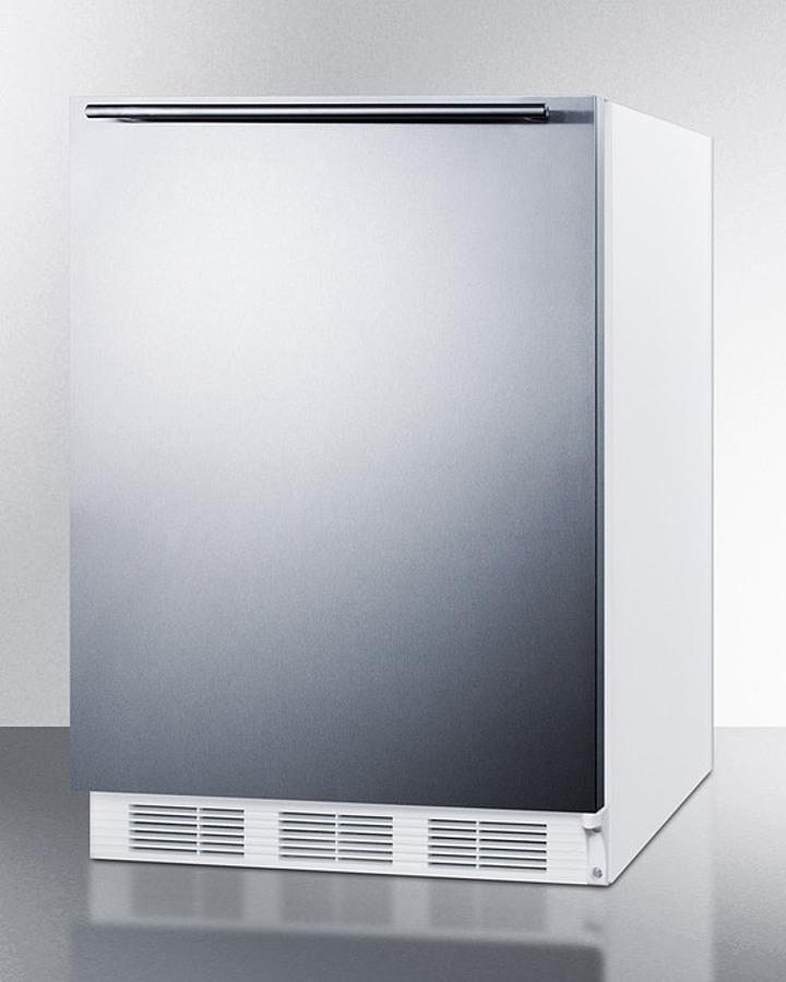 Summit 24" Wide Refrigerator-Freezer ADA Compliant - CT661WSSHHADA