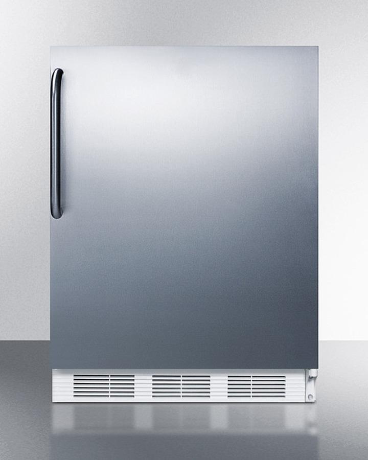 Summit 24" Wide Refrigerator-Freezer ADA Compliant - CT661WSSTBADA