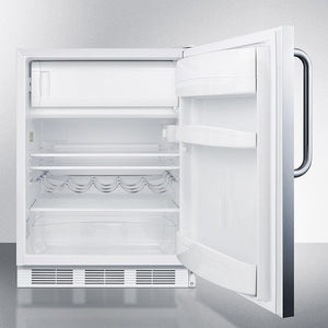 Summit 24" Wide Refrigerator-Freezer ADA Compliant - CT661WSSTBADA - MyBBQDirect