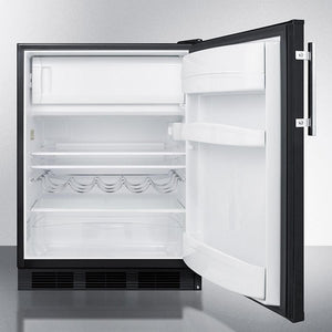Summit 24" Wide Refrigerator-Freezer ADA Compliant - CT663BKADA - MyBBQDirect