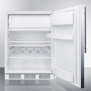 Summit 24" Wide Refrigerator-Freezer - CT661WSSHV - MyBBQDirect