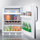 Summit 24" Wide Refrigerator-Freezer - CT661WSSTB - MyBBQDirect