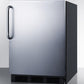 Summit 24" Wide Refrigerator-Freezer - CT663BKSSTB
