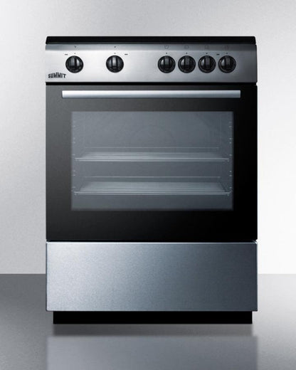 Summit 24" Wide Smooth Top Electric Range - CLRE24 - MyBBQDirect