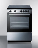 Summit 24" Wide Smooth Top Electric Range - CLRE24