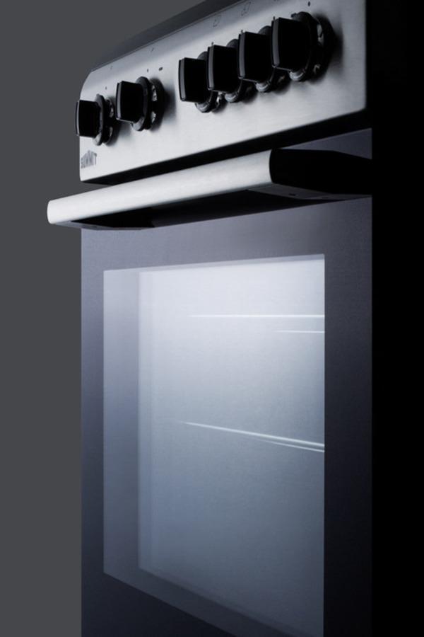 Summit 24" Wide Smooth Top Electric Range - CLRE24 - MyBBQDirect