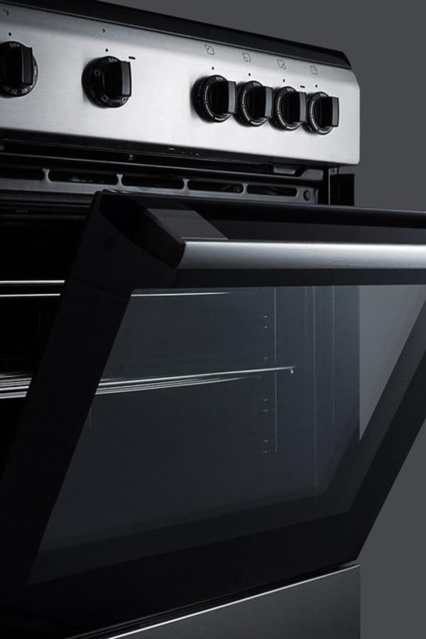 Summit 24" Wide Smooth Top Electric Range - CLRE24 - MyBBQDirect
