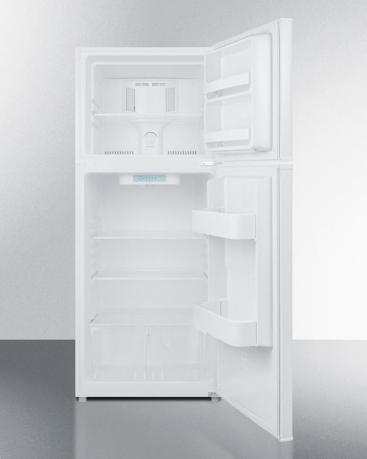 Summit 24" Wide Top Mount Refrigerator-Freezer - FF1071W - MyBBQDirect
