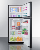 Summit 24" Wide Top Mount Refrigerator-Freezer - FF1072B