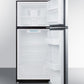 Summit 24" Wide Top Mount Refrigerator-Freezer - FF1073SS - MyBBQDirect