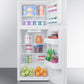 Summit 24" Wide Top Mount Refrigerator-Freezer - FF1084W - MyBBQDirect