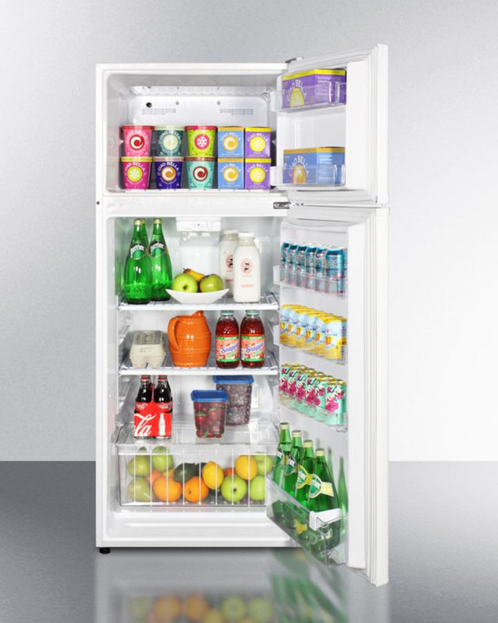 Summit 24" Wide Top Mount Refrigerator-Freezer - FF1118W - MyBBQDirect