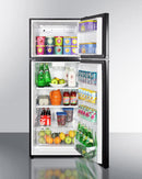 Summit 24" Wide Top Mount Refrigerator-Freezer - FF1119B - MyBBQDirect