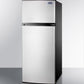 Summit 24" Wide Top Mount Refrigerator-Freezer - FF1159SS - MyBBQDirect