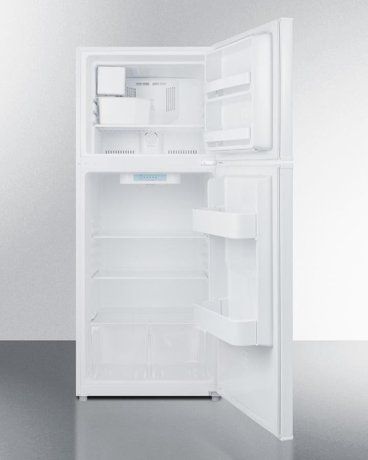 Summit 24" Wide Top Mount Refrigerator-Freezer With Icemaker - FF1071WIM - MyBBQDirect