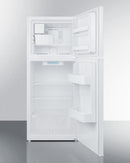 Summit 24" Wide Top Mount Refrigerator-Freezer With Icemaker - FF1071WIM