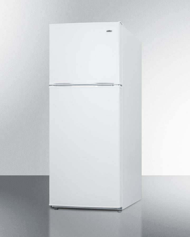 Summit 24" Wide Top Mount Refrigerator-Freezer With Icemaker - FF1071WIM - MyBBQDirect