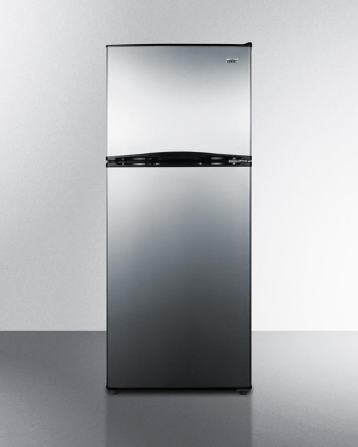 Summit 24" Wide Top Mount Refrigerator-Freezer With Icemaker - FF1085SSIM