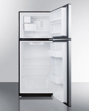 Summit 24" Wide Top Mount Refrigerator-Freezer With Icemaker - FF1085SSIM - MyBBQDirect