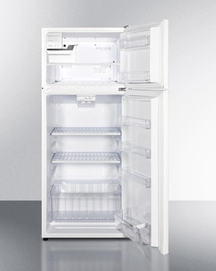 Summit 24" Wide Top Mount Refrigerator-Freezer With Icemaker - FF1118WIM
